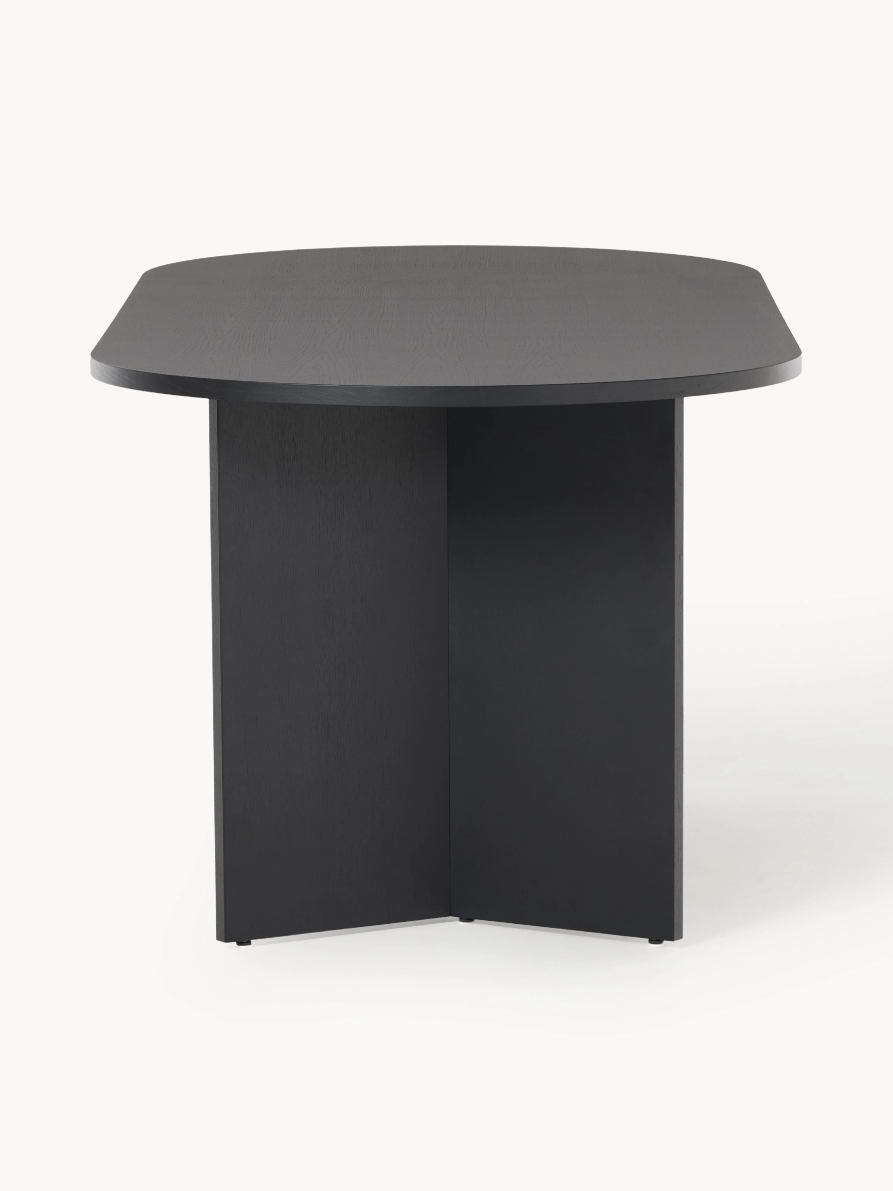 Ovale houten eettafel Toni, 200 x 90 cm