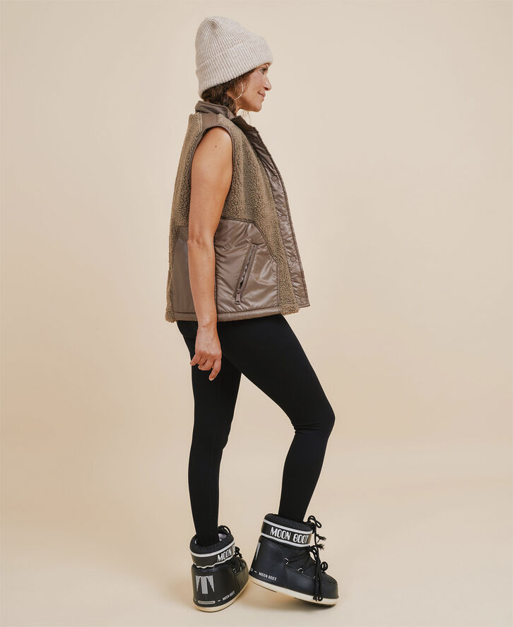 Cartel Copenhagen Glacier Fleece Vest - Hazel Lysebrun