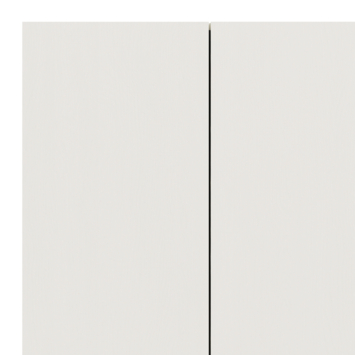 Kledingkast Pisa 3 deurs wit houtnerf 200x118x50 cm