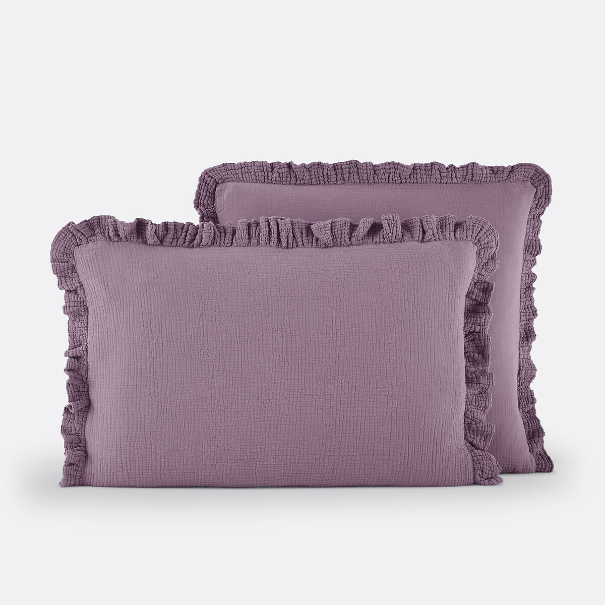 LA REDOUTE INTERIEURS<br>Fronha tetra lisa com folho, Kumla