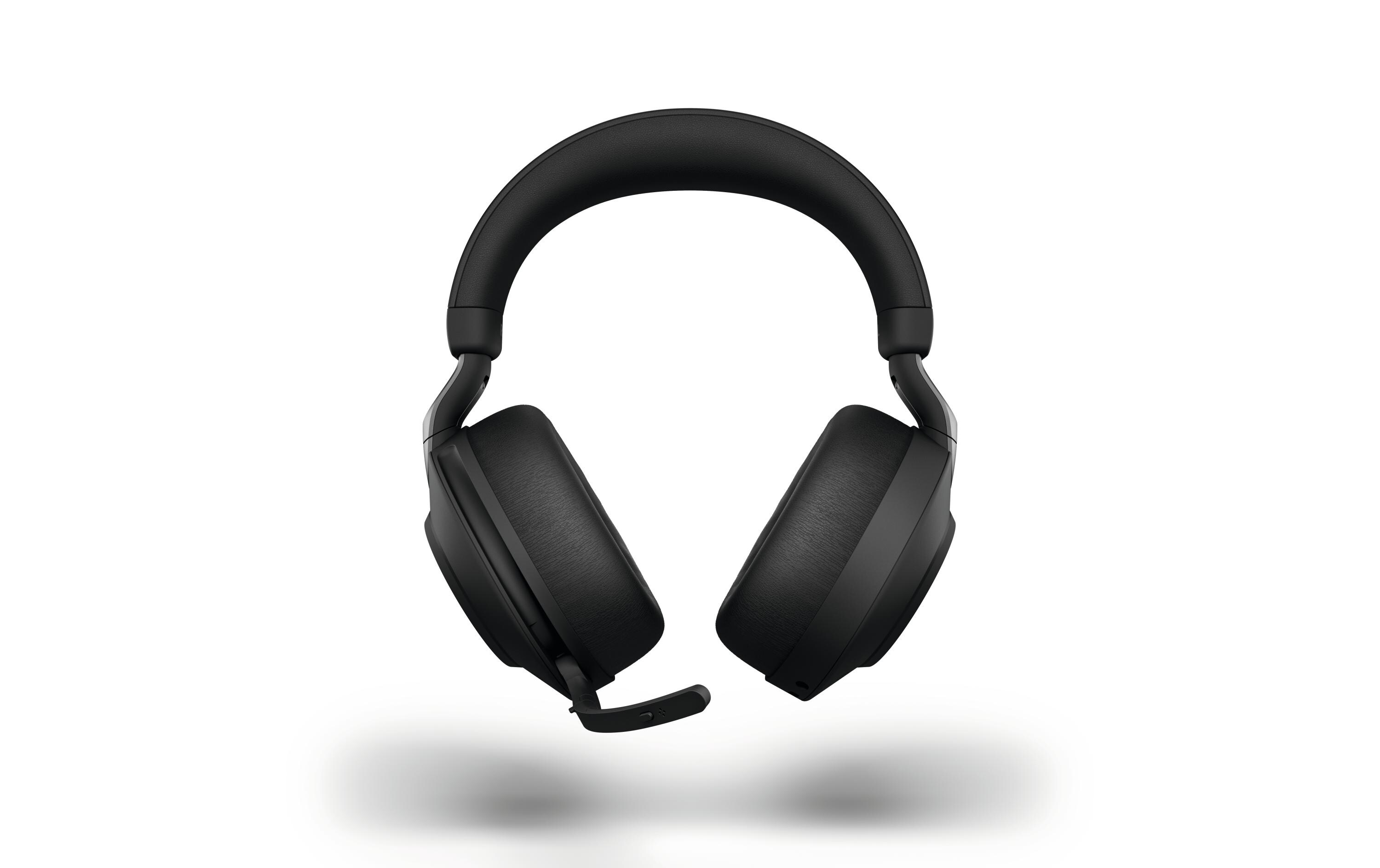 Headset Evolve2 85 Duo MS Schwarz, USB-C, inkl. Ladestation<br>Jabra Blueooth Headset mit Active Noise Cancelling