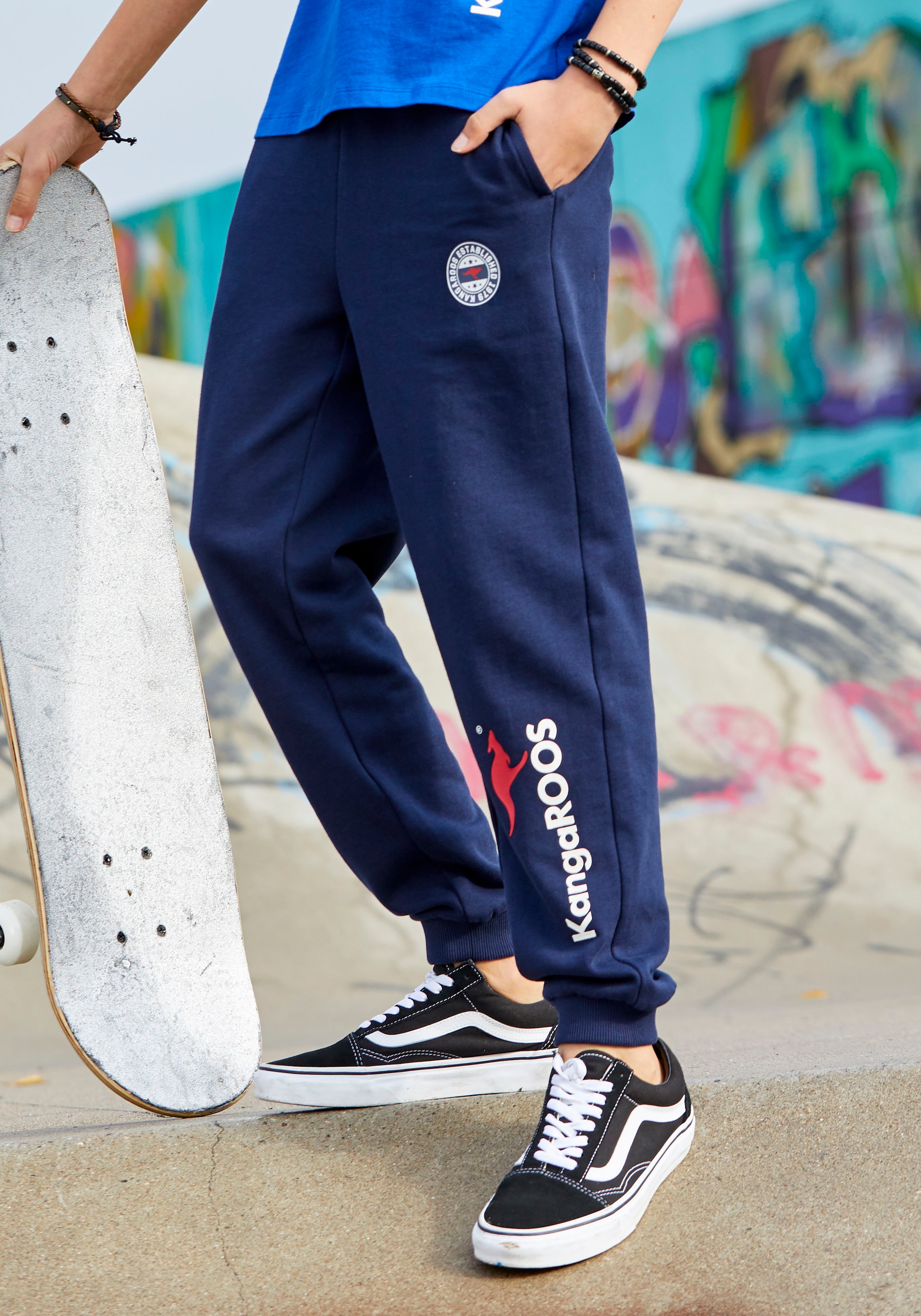 KangaROOS Sweathose »Jogginghose für Jungen«  Logo-Drucken