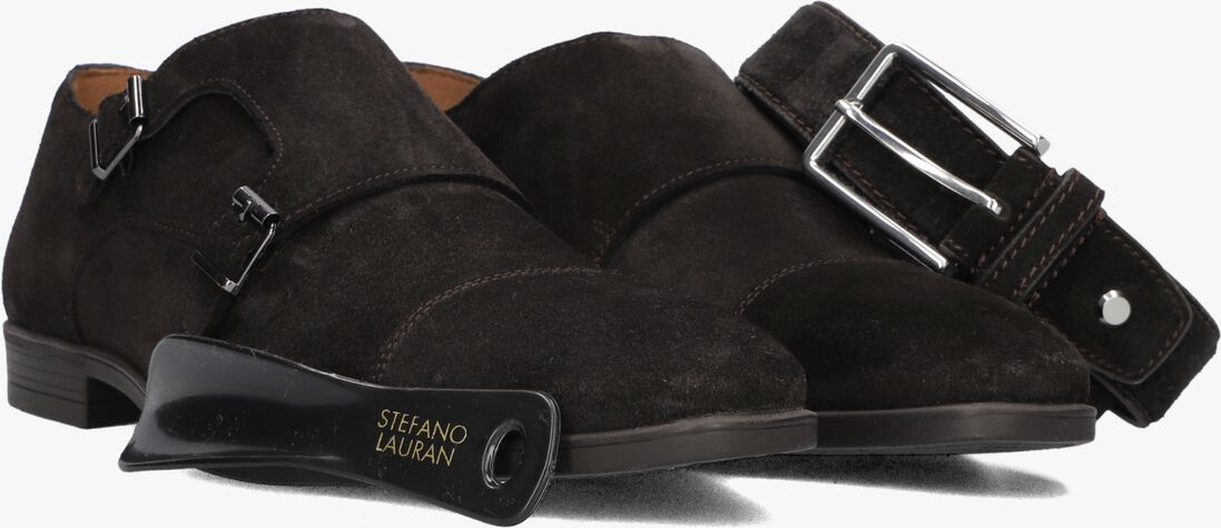 bruine stefano lauran nette schoenen stefano lauran gesp