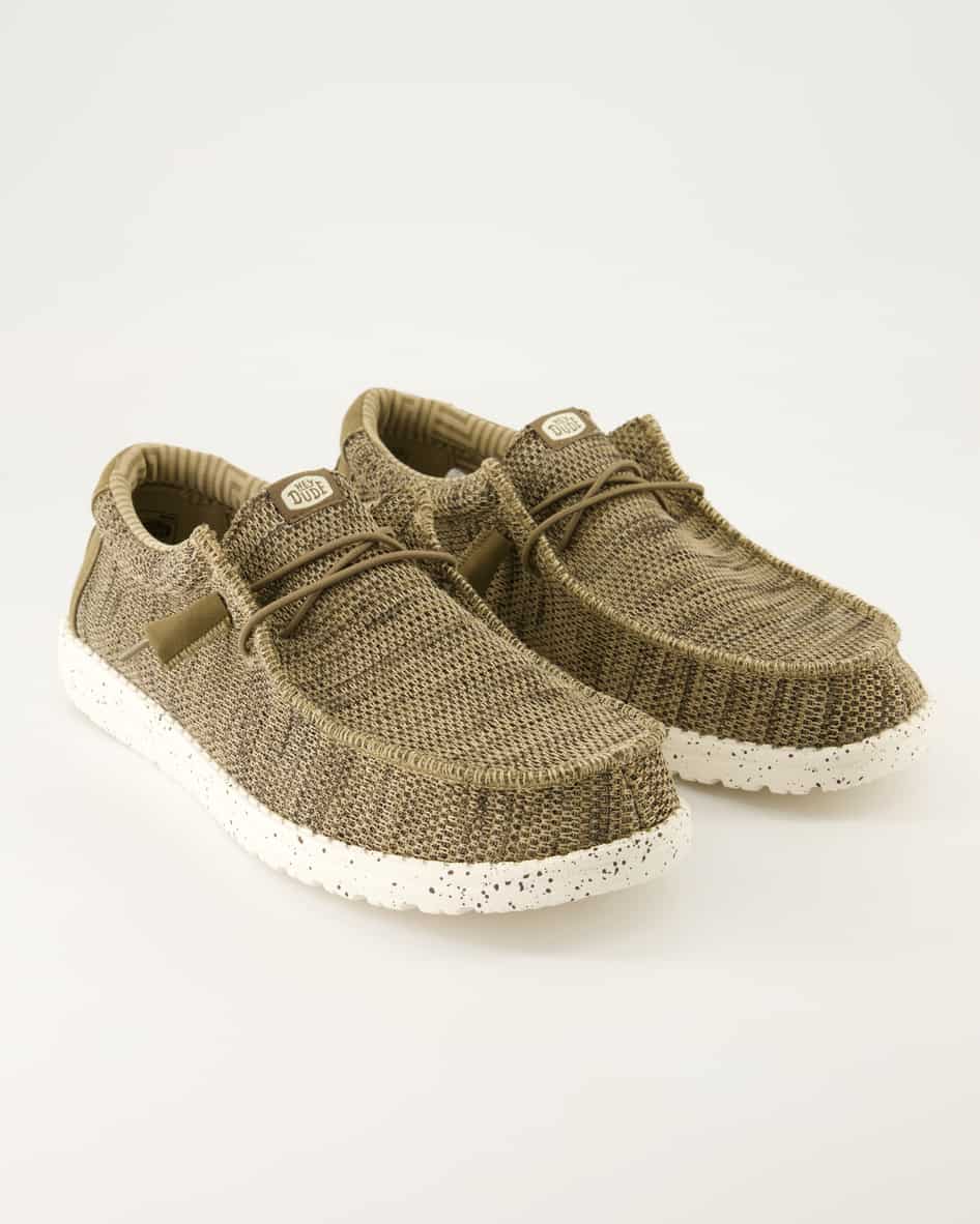 Hey Dude Wally Sox Slipper in Braun