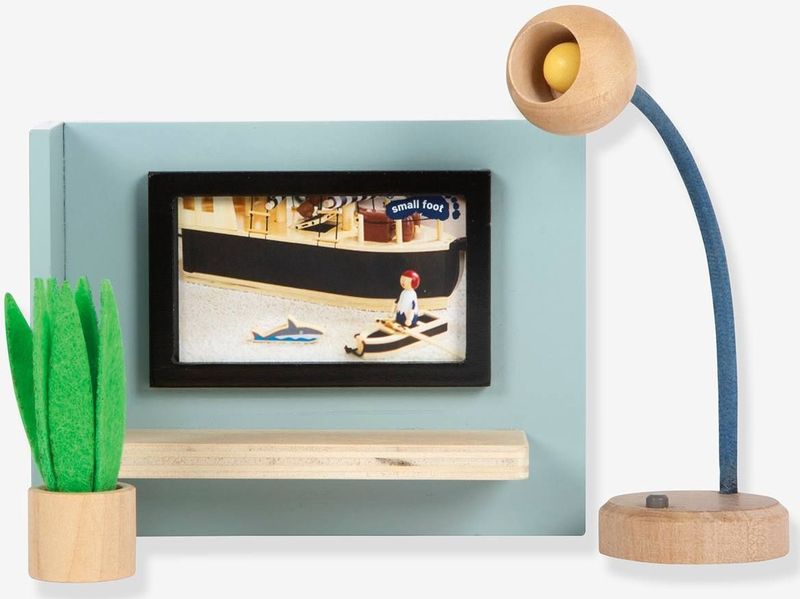 Small Foot - Woonkamer - Poppenhuismeubels - Meerkleurig - Hout, textiel