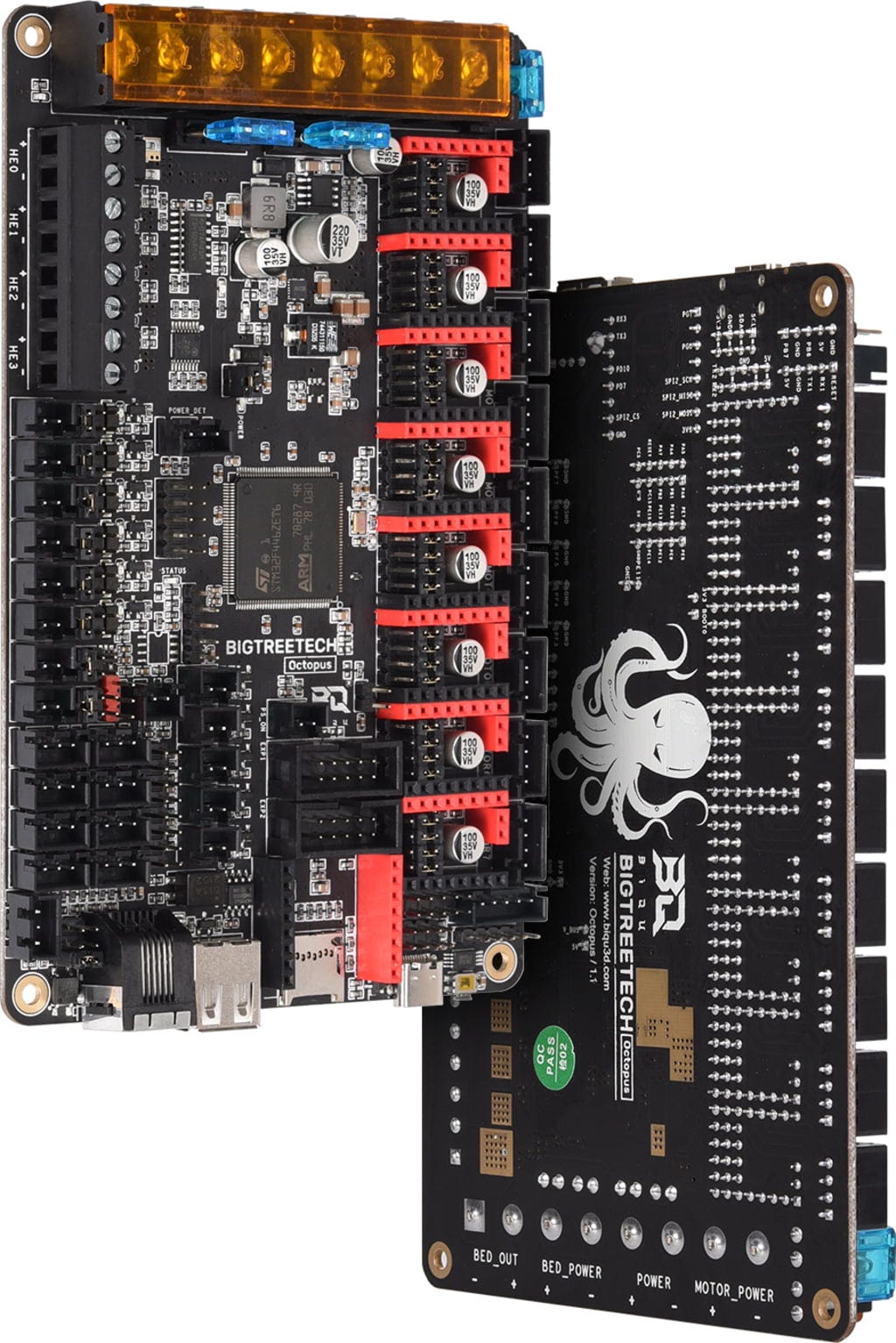 BIGTREETECH  Octopus, V1.1    Extrem leistungsstarkes Mainboard mit 8 Stepper Driver Support