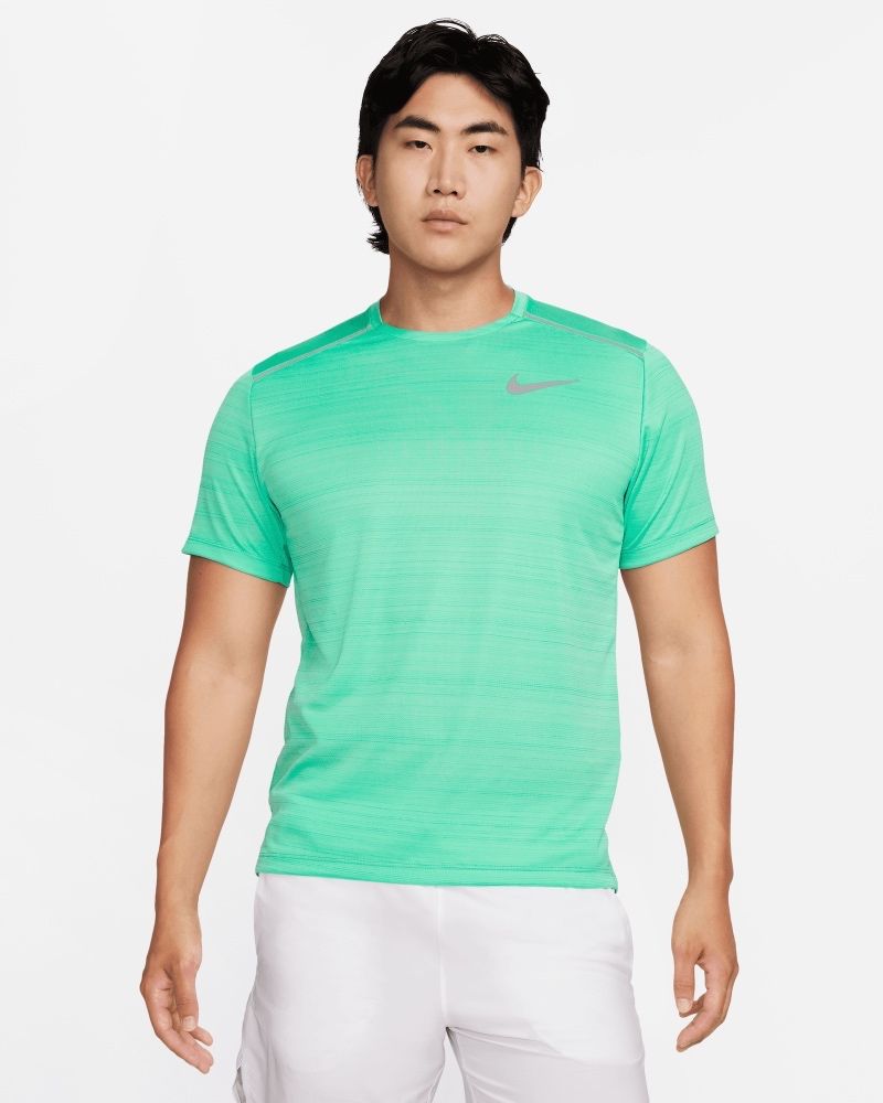T-shirt de running Nike Miler Vert pour homme