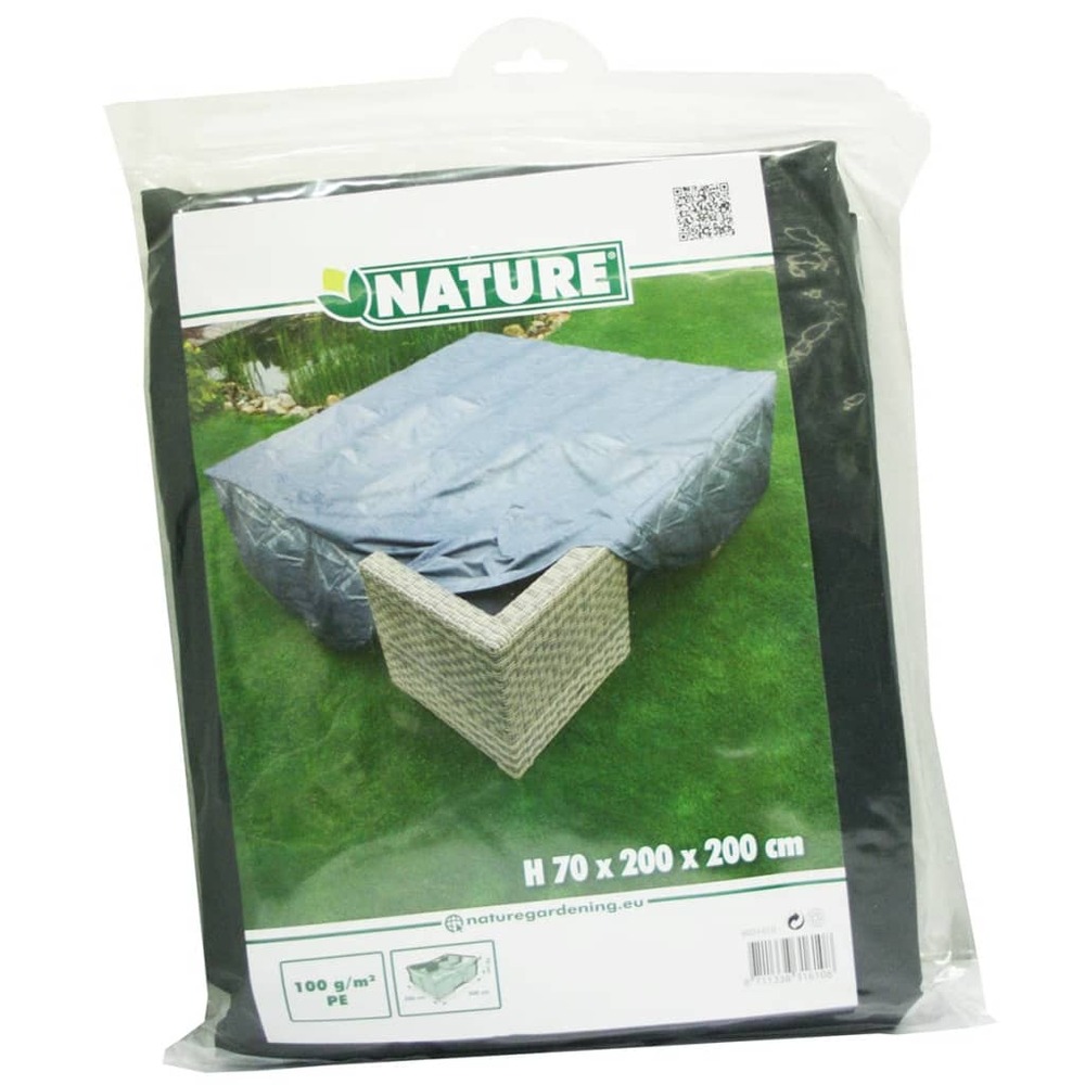 Housse de meubles de jardin pour table et chaises 200x200x70 cm