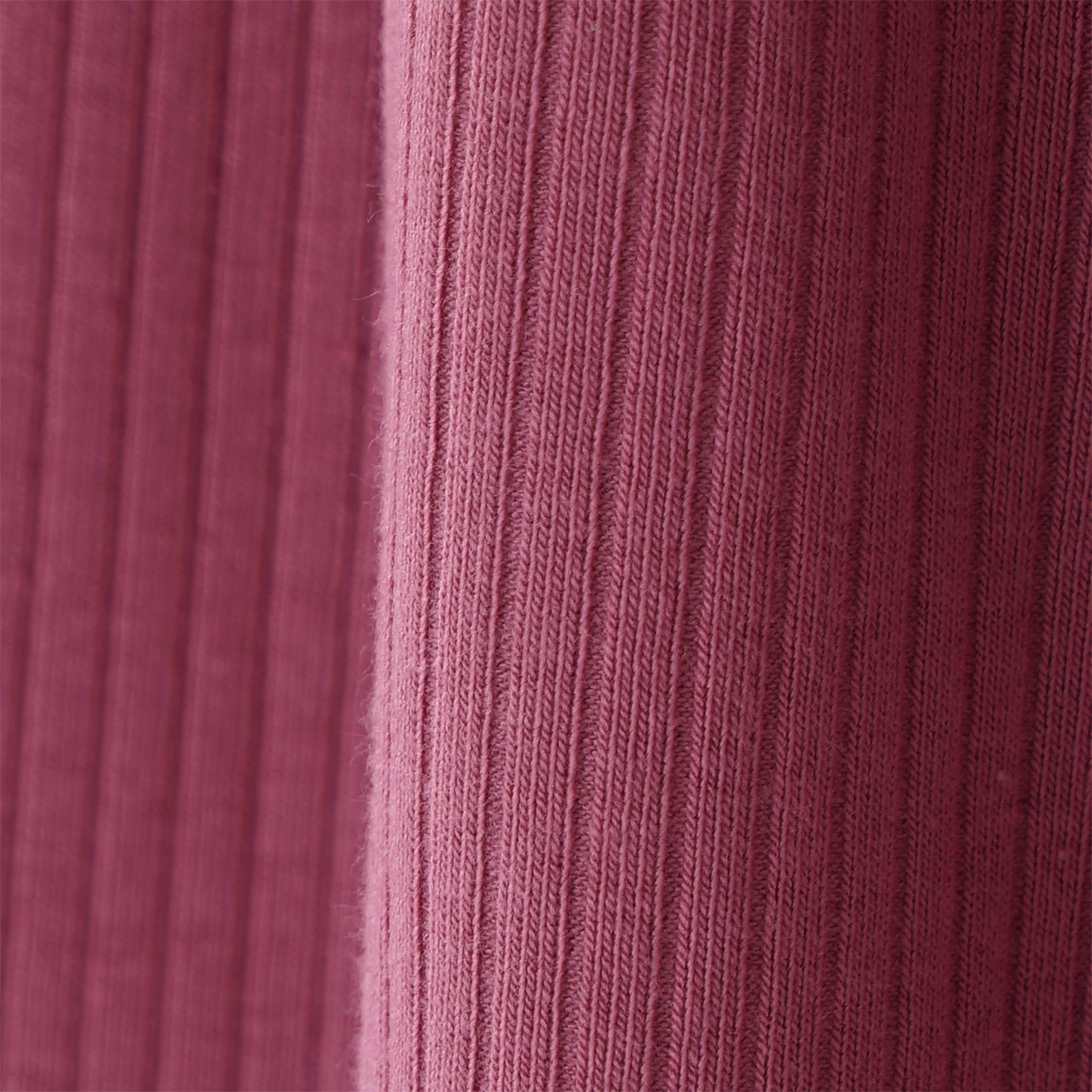 Yigga Mädchen Kleid mit Ripp-Struktur himbeer
