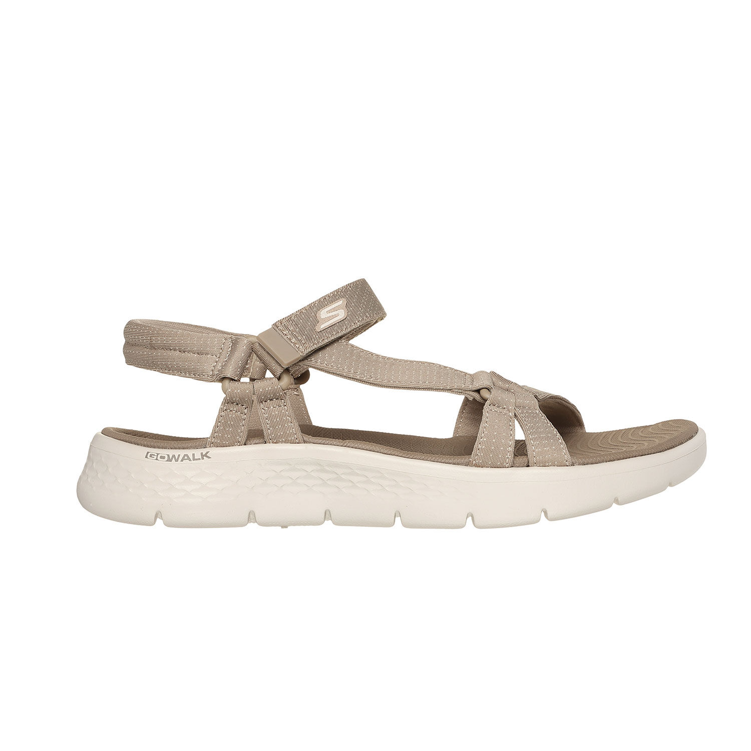 SKECHERS GO WALK Sandale aus weichem Textil