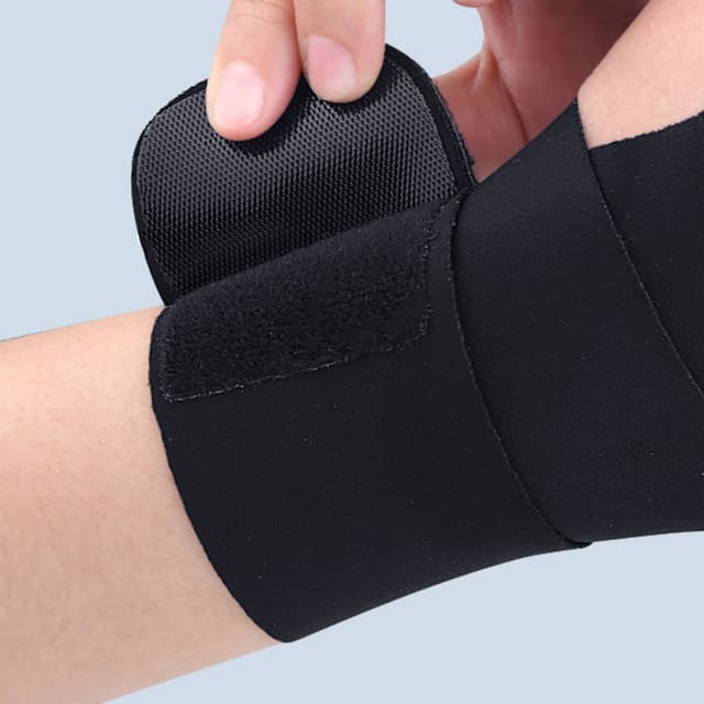 Håndledsstøtte / tommelfingerbandage til højre hånd Sort