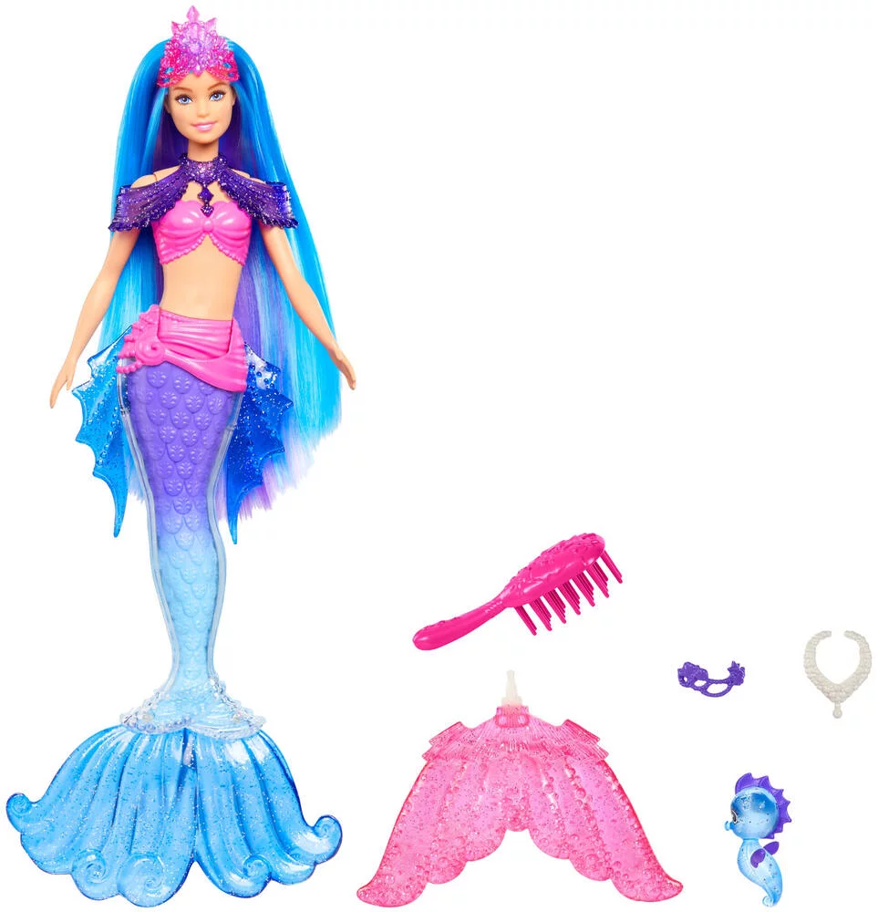 BARBIE MERMAID POWER - POUPEE SIRENE ANIMAL ET ACCESSOIRES