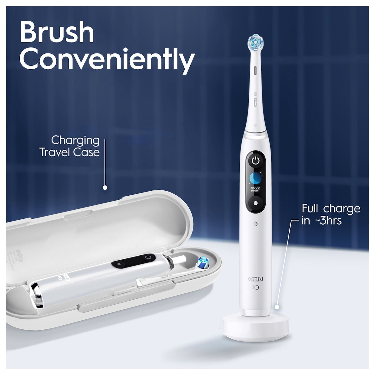 Oral-B iO 9s elektrisk tannbørste 387224 (hvit)