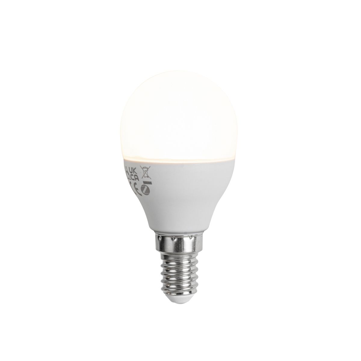 Smart E14 dimbare LED lamp G45 opaal 4.9W 470 lm 2700-6500K