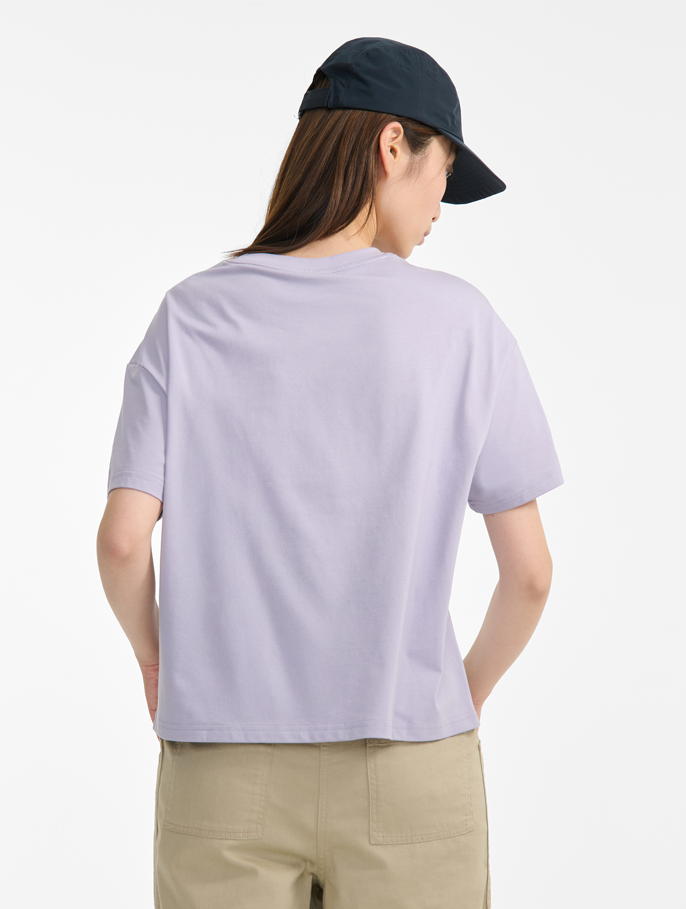 T-shirt technique DRY FAST TEXTILE® et anti-bactérien DARK LILAS