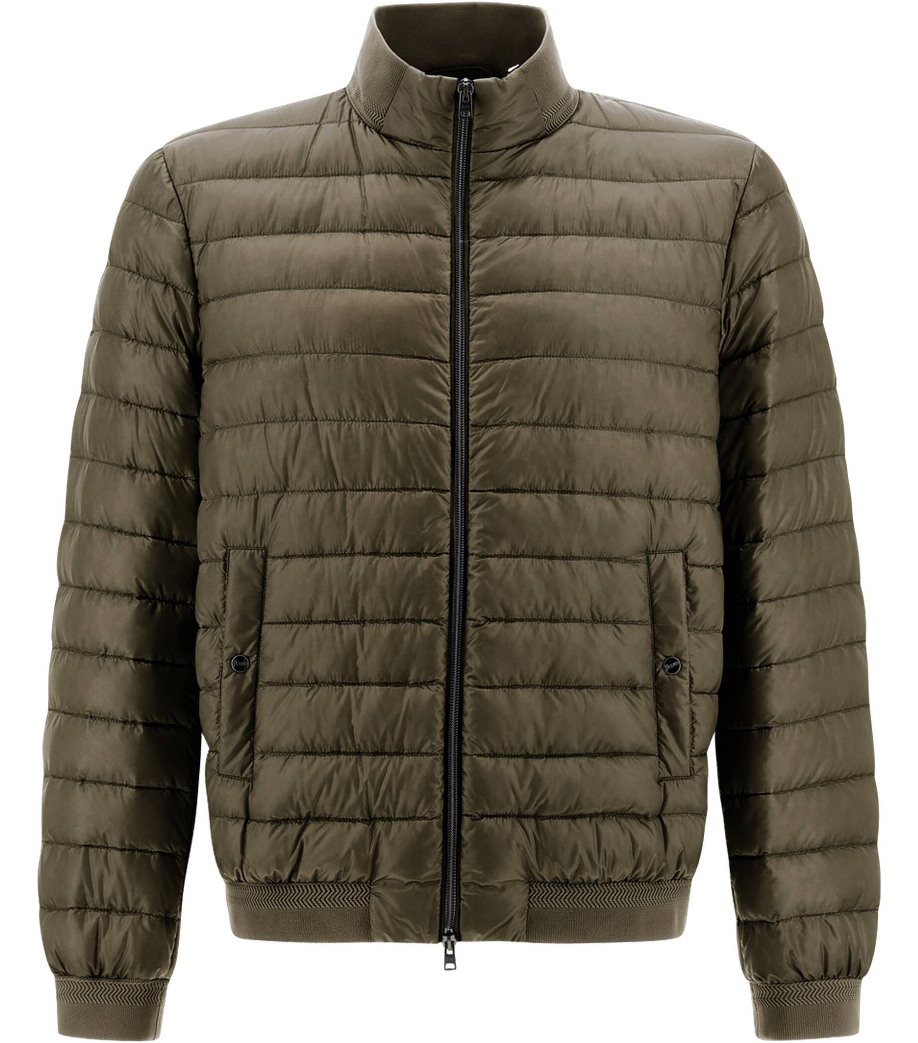 Herno| Herren Bomber-Steppjacke mit Daunen