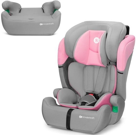 Kinderkraft COMFORT UP I-SIZE - Autostoeltje 76-150 cm - Diepe zitting - Roze