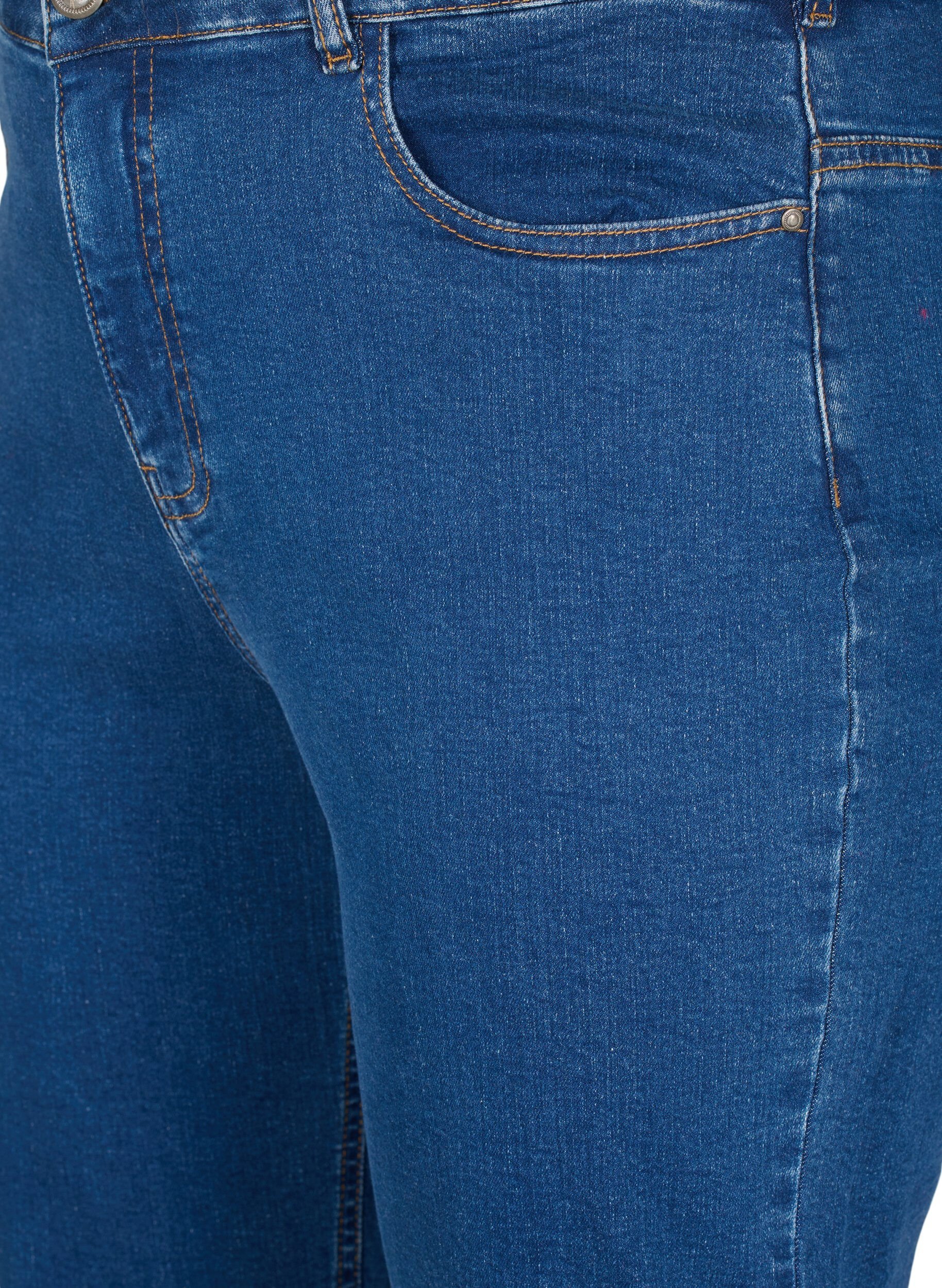 Højtaljede Gemma jeans med straight fit