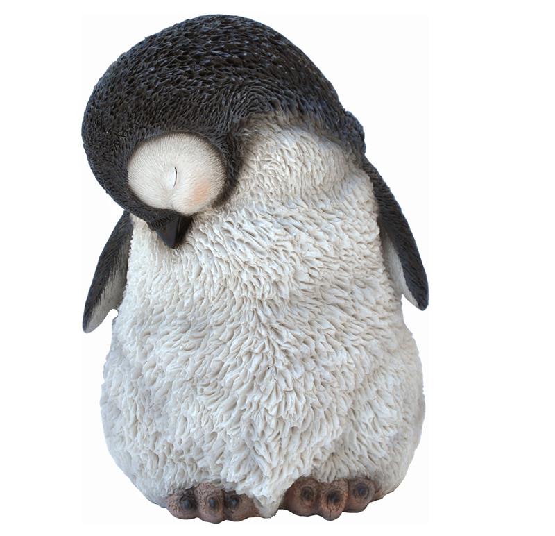 Dazikemo Dekofigur Gartenfigur Pinguin 20 x 14 cm