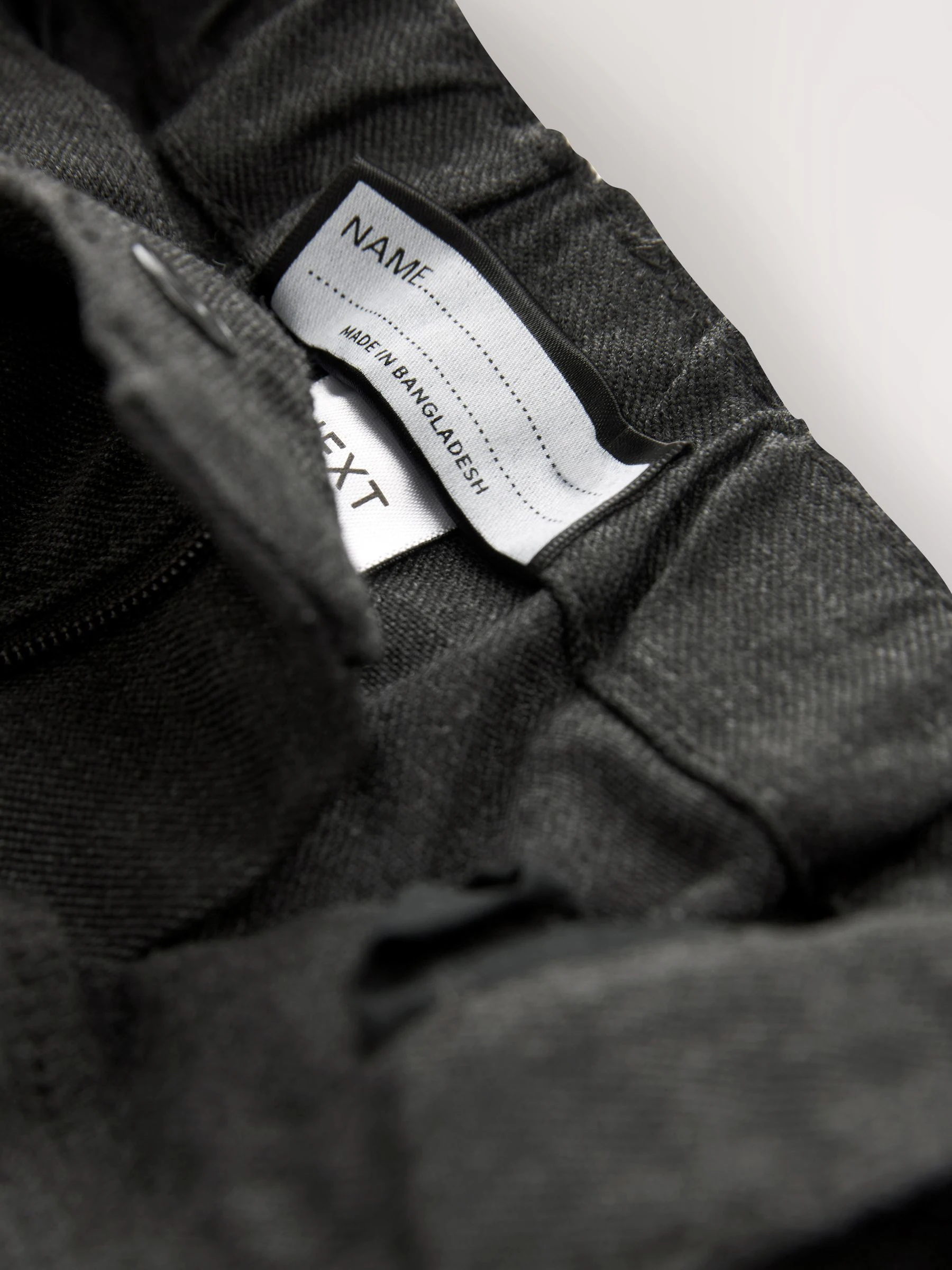 Grijs - Cargoshort voor school (3-14jr)