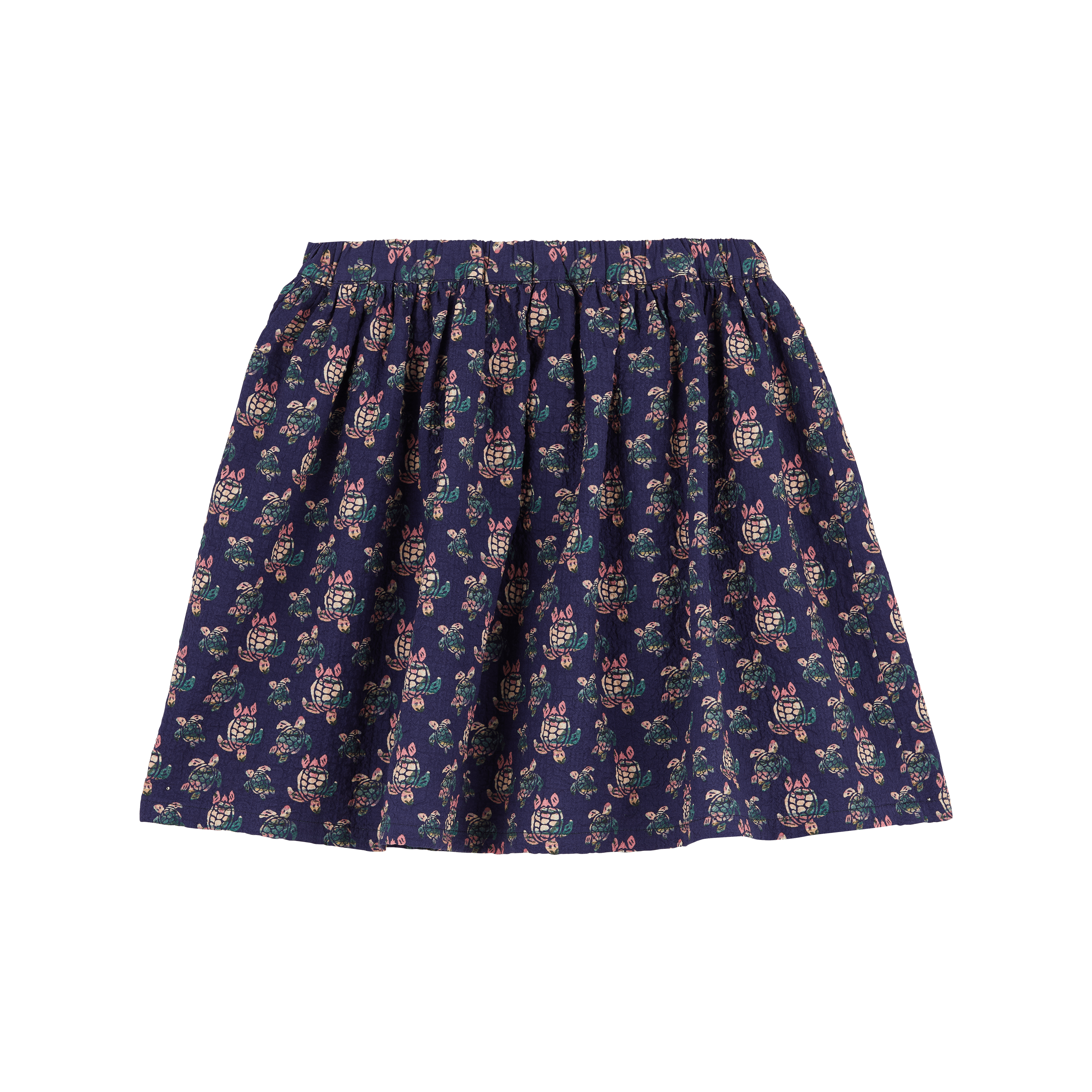Jupe en Coton Fille Landscape Turtles