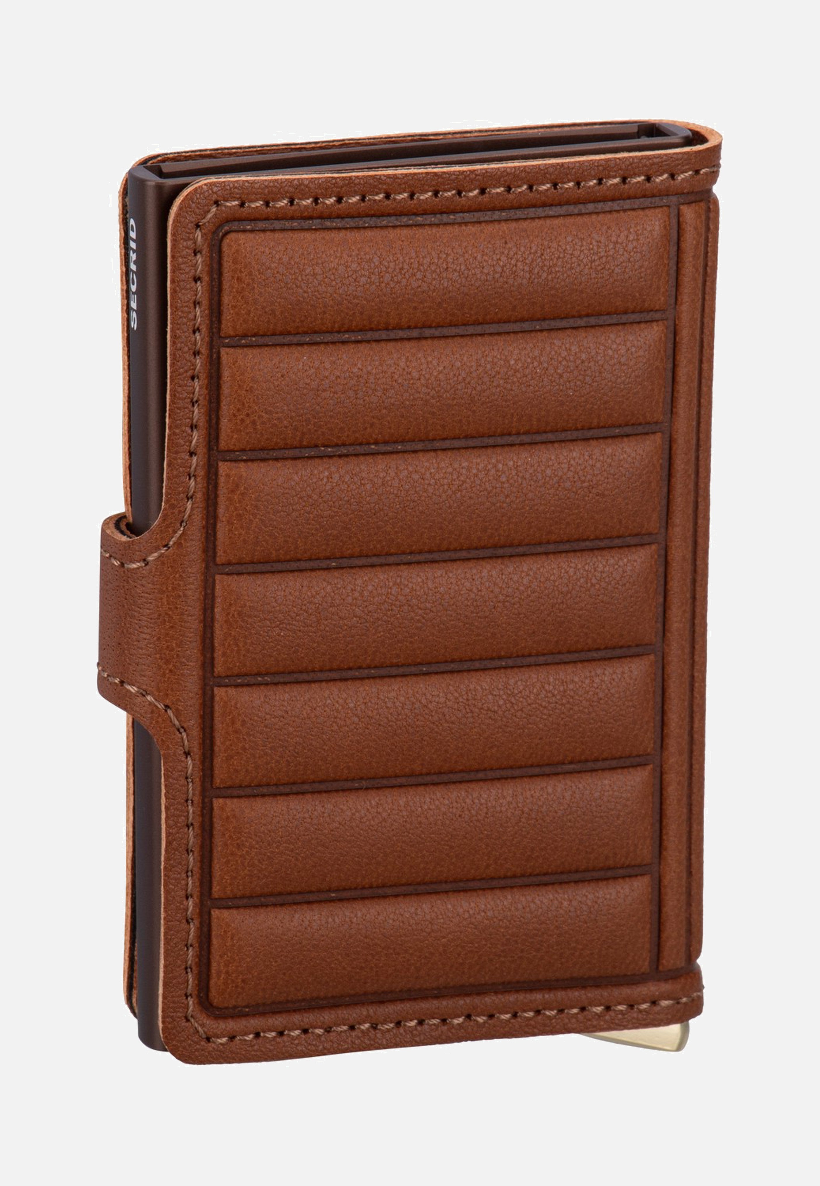 Premium Miniwallet+ Emboss Lin Cognac - Portemonnaie