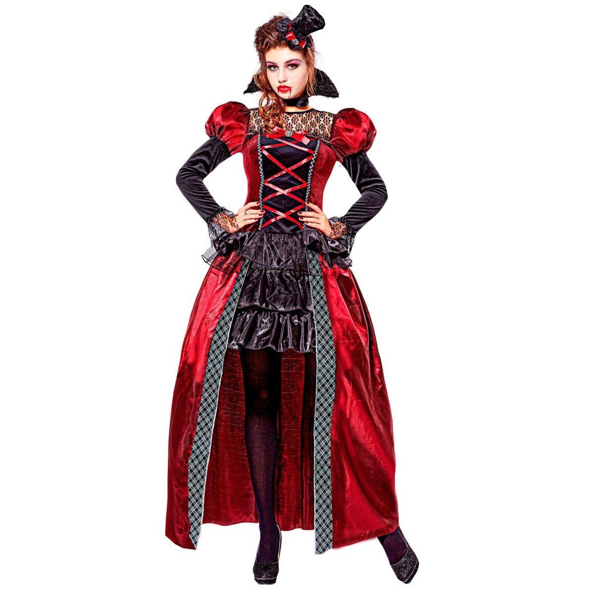 Halloween Kostuum Dames Vampier 3 delig