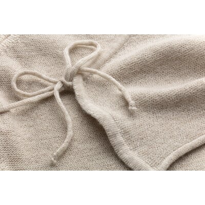 Baby-Wickeljacke Merinowolle, Beige