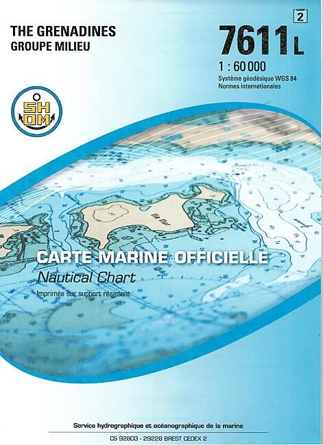 EPSHOM - 7611L THE GRENADINES GROUPE MILIEU
