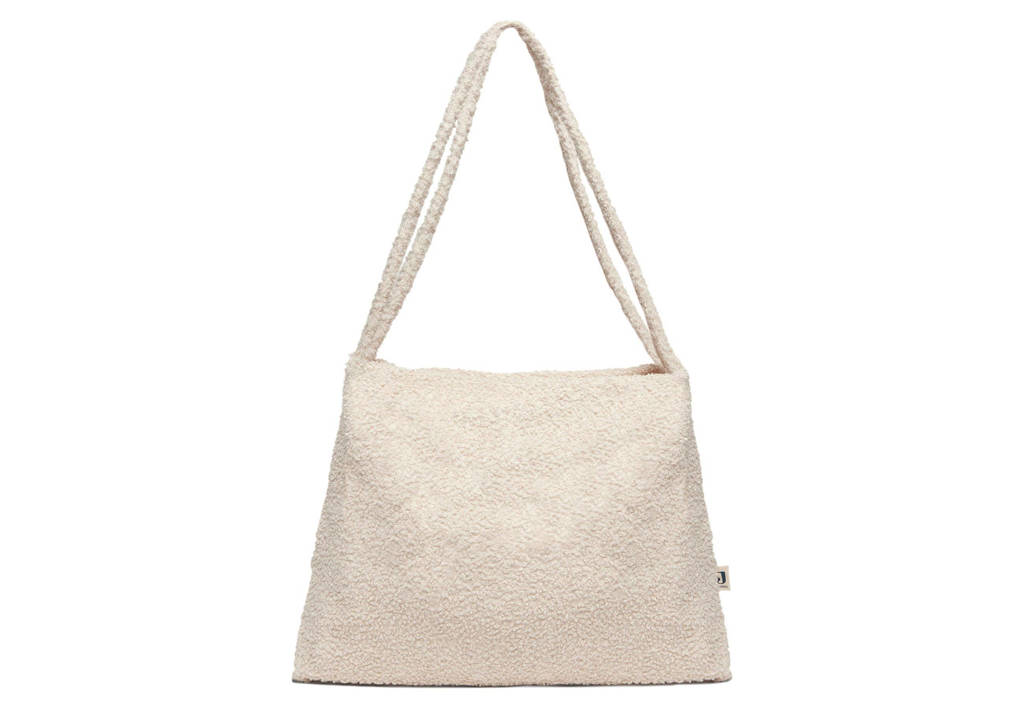 Super blij met deze mooie ruime tasluiertas shopper 34x43cm Boucle Naturel
