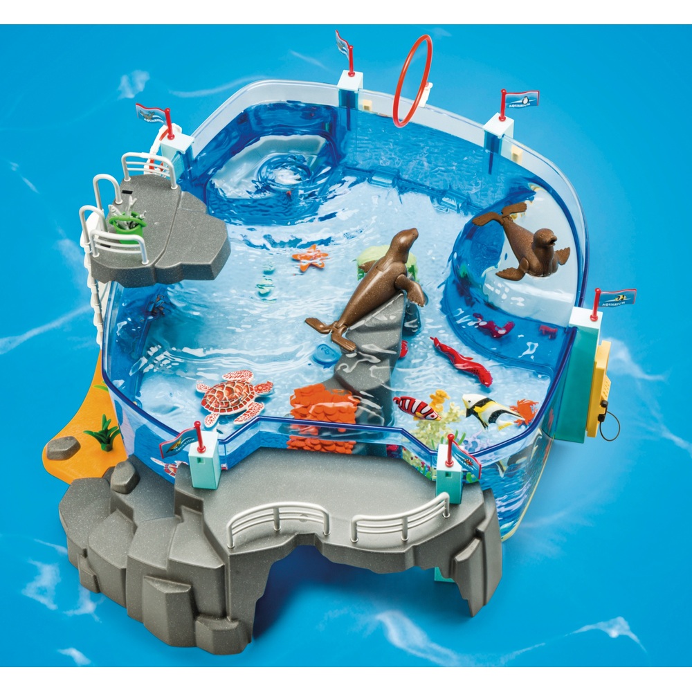 Playmobil 70537 Familien-Spaßtag im Aquarium & Pinguingehege Set