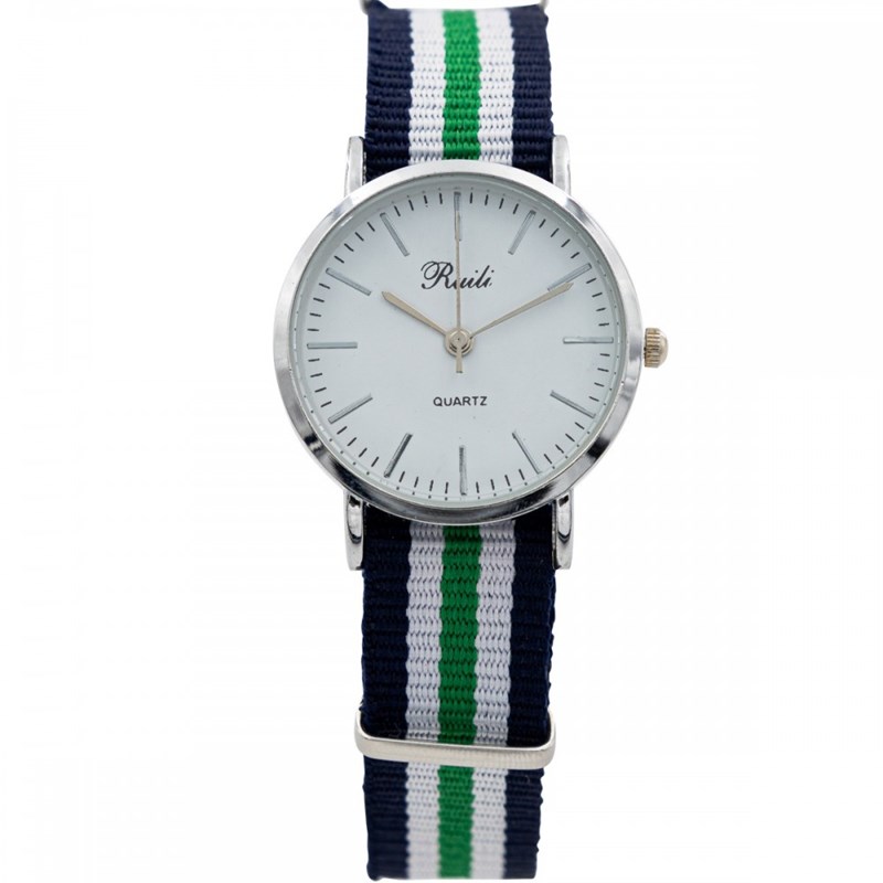 Montre Femme CHTIME bracelet Tissu Vert