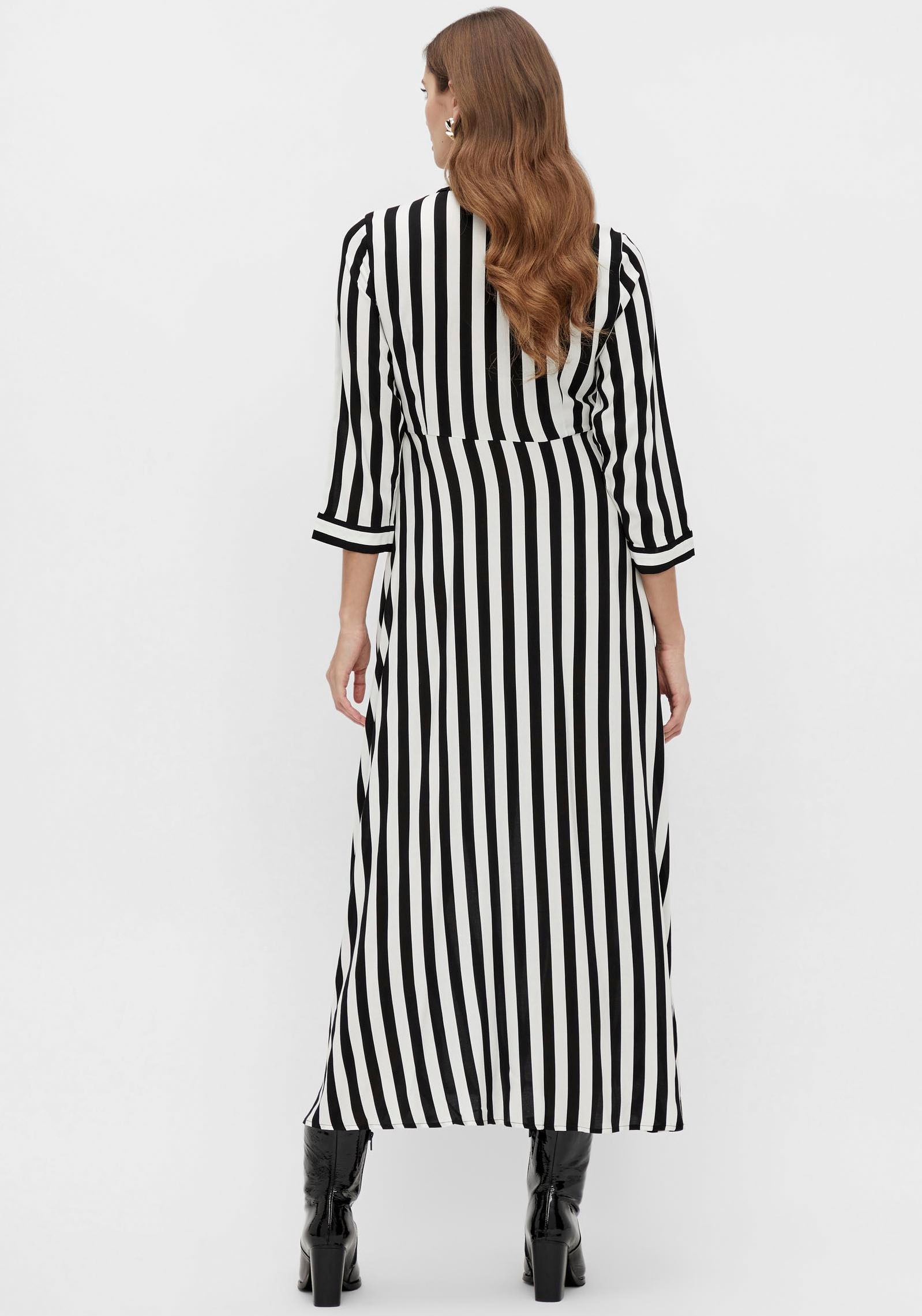 Y.A.S Hemdblusenkleid »YASSAVANNA LONG SHIRT DRESS« Sommerkleid, mit 3/4 Ärmel