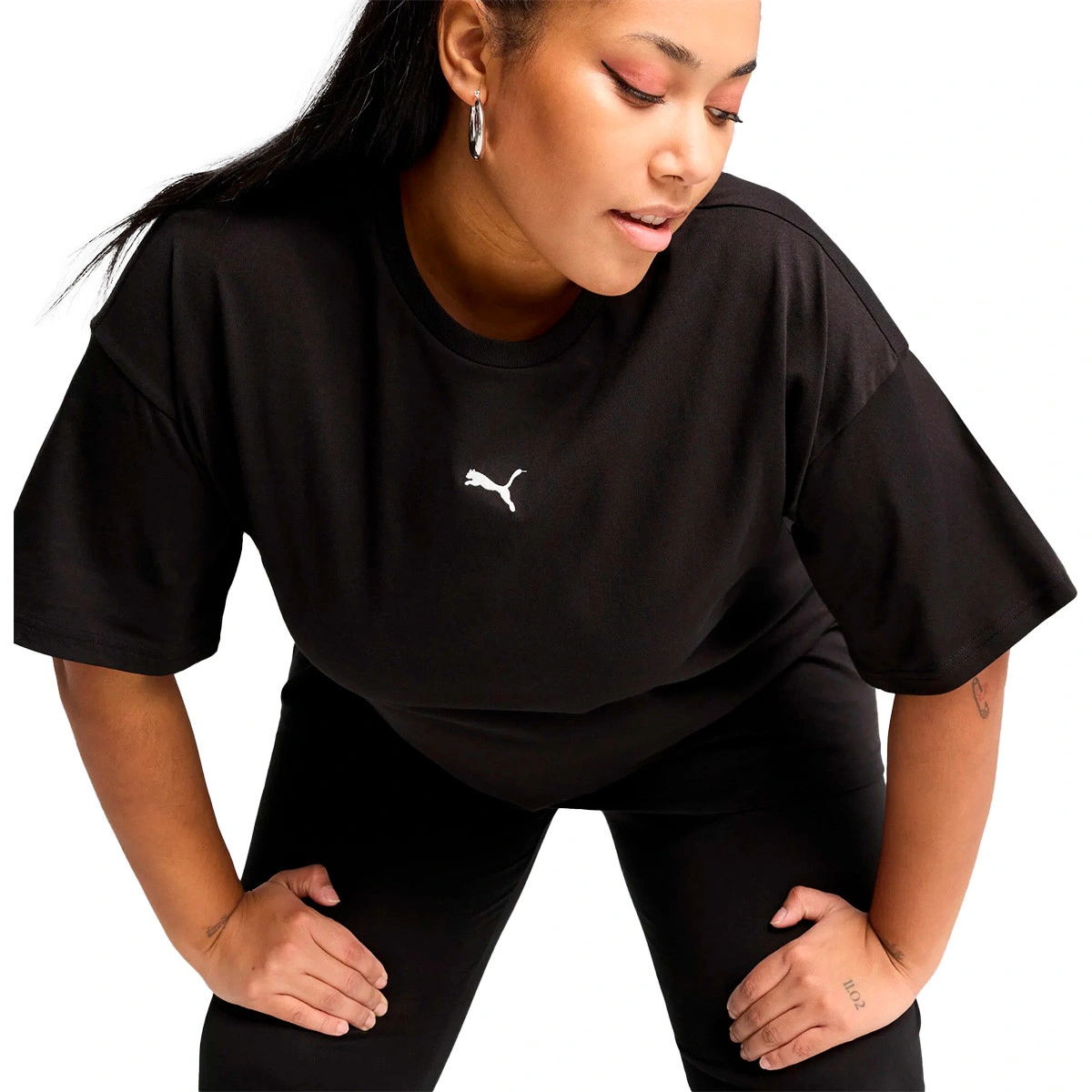 T-Shirt Puma Essentials Relaxed Mulher