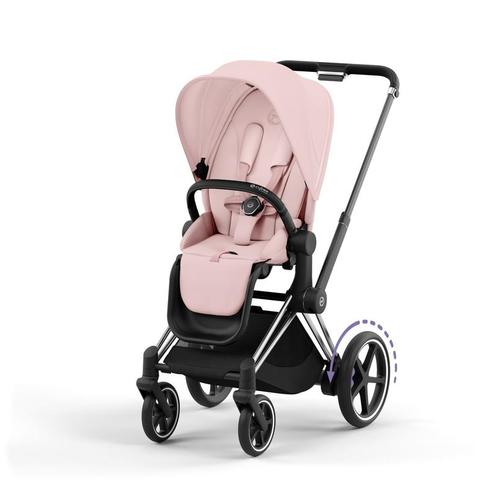Poussette e-PRIAM Chrome Black Peach Pink 2023 - CYBEX