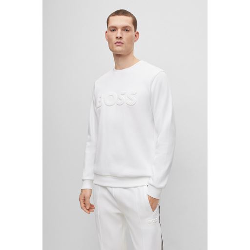 Boss Green Salbo Comfort Sweatshirt, Hvid, XL