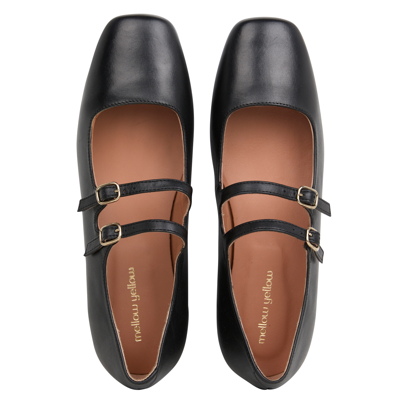 AURELLA - Babies en cuir | Noir