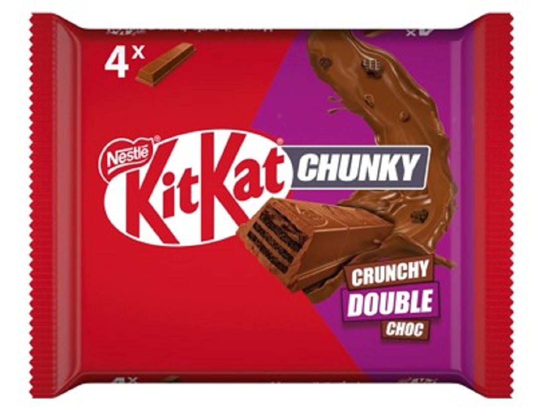 CHOCOLATE SNACK KITKAT CHUNKY DOUBLE CHOCOLATE 4X42G
