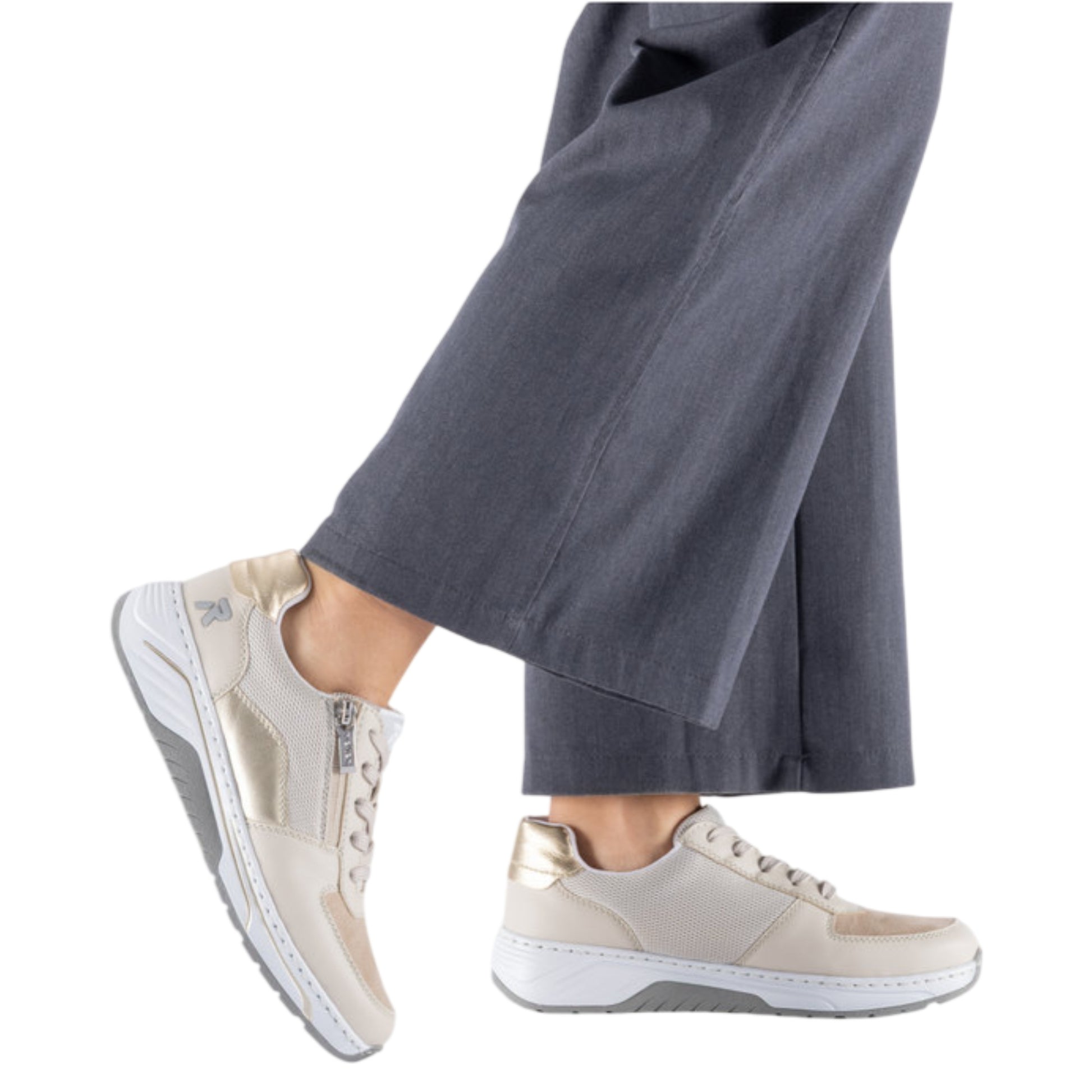 Sneakers, kvinder, beige