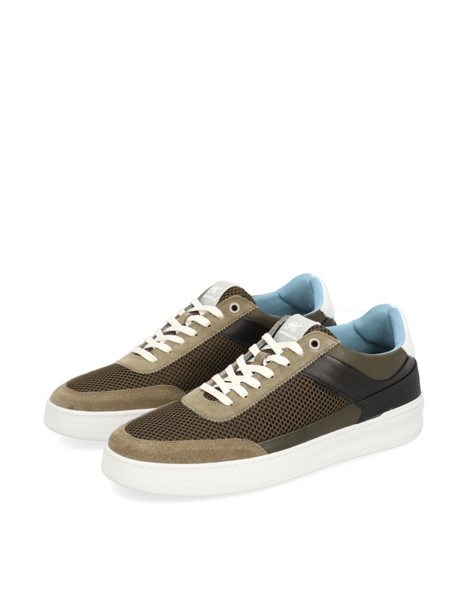 Lederkombi Sneaker