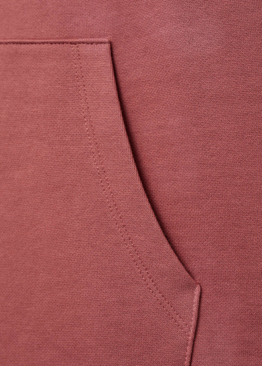 MANGO TEEN hoodie met tekst steenrood