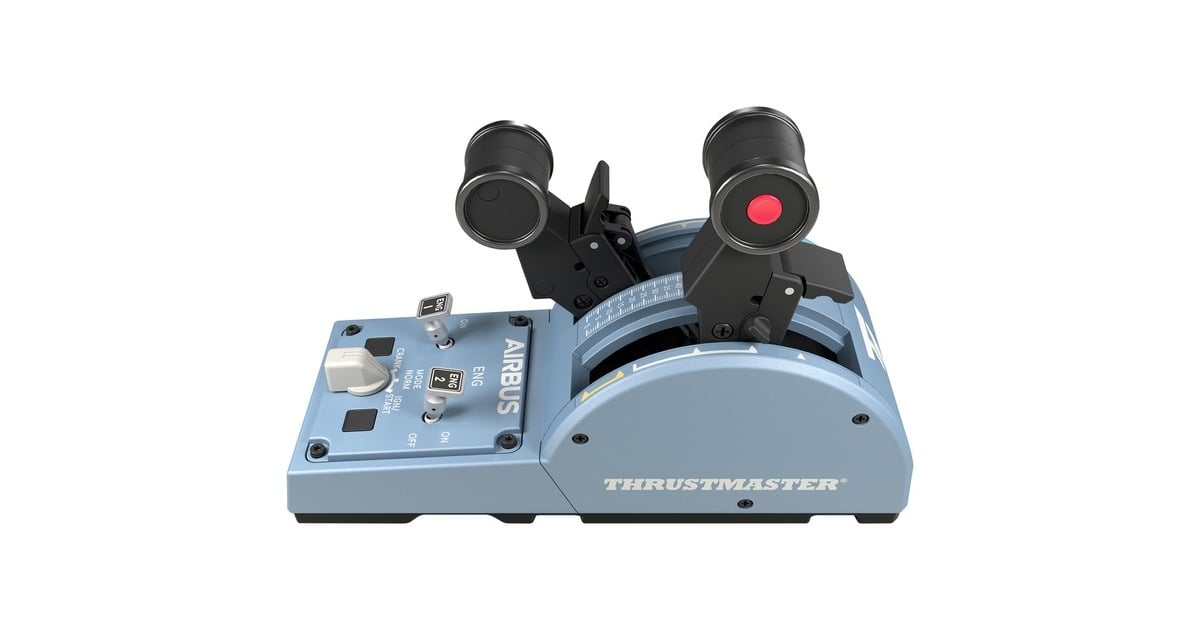 ThrustmasterTCA Officer Pack Airbus Edition gaming set  (Blauwgrijs/zwart, Pc)