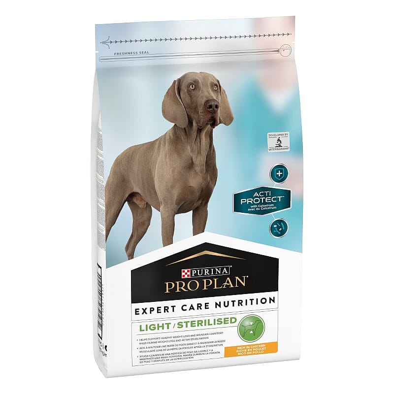 Purina Pro Plan Expert Care Dog Light Sterilised Hondenvoer Chicken | 10 kg | 11184.1