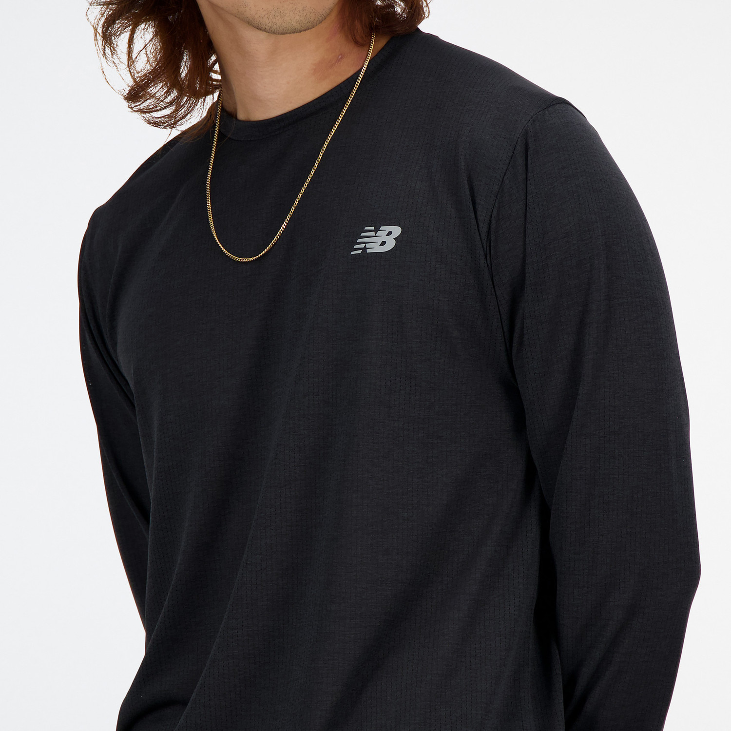 New Balance Athletics Longsleeve T-Shirt Heren