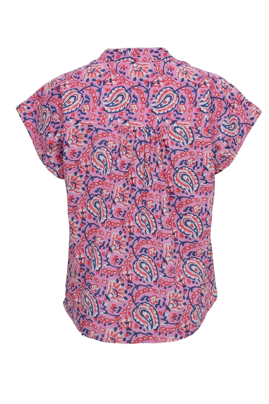 Black Colour Bcflora S/S Blouse 39814