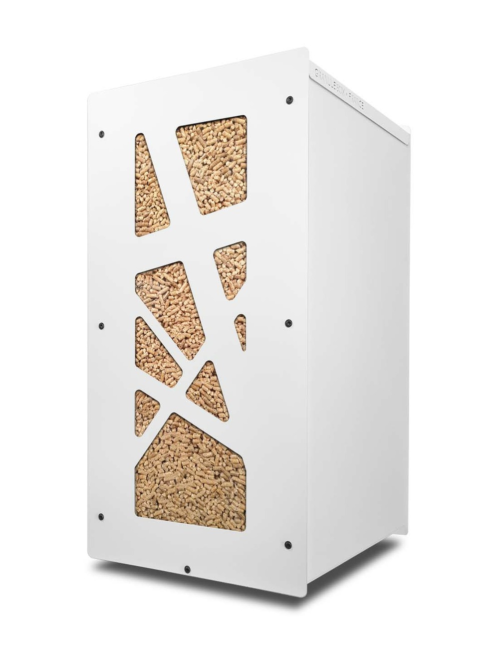 Stockage de granulés de bois 55Kg blanc Archi