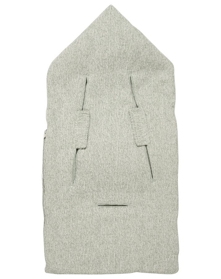 Baby Fußsack VIGO TEDDY (45x90) in shadow green/leaf