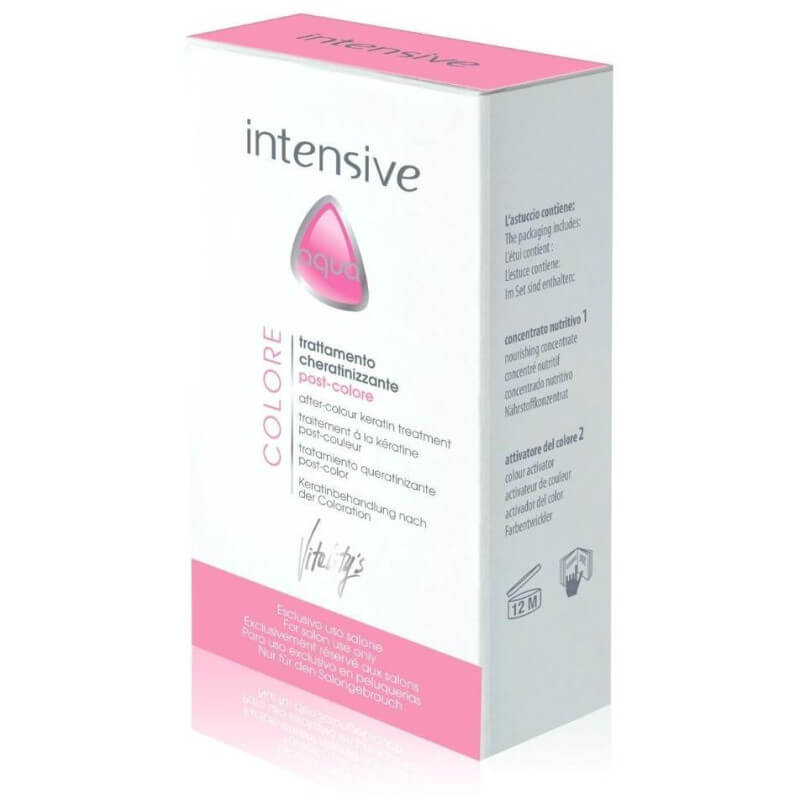 Traitement à la Kératine post-couleur Couleur Aqua Vitality's 100ML+100ML