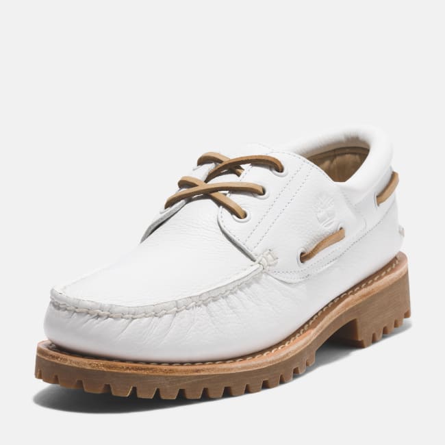 Scarpa da Barca Timberland® Authentic Handsewn                da Uomo in bianco