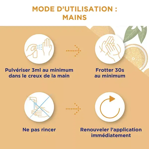 Spray desinfetante hidroalcoólico Baccide para mãos e superfícies, fragrância Flor de Laranjeira, 100ml